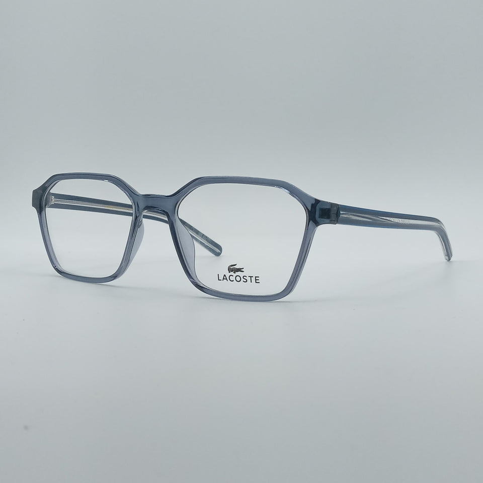 Soft Square Translucent Blue Frame Men's Optics-239