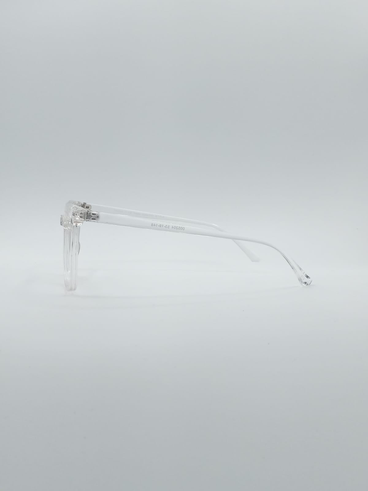 Acetate Translucent Frame Men's Optics-043