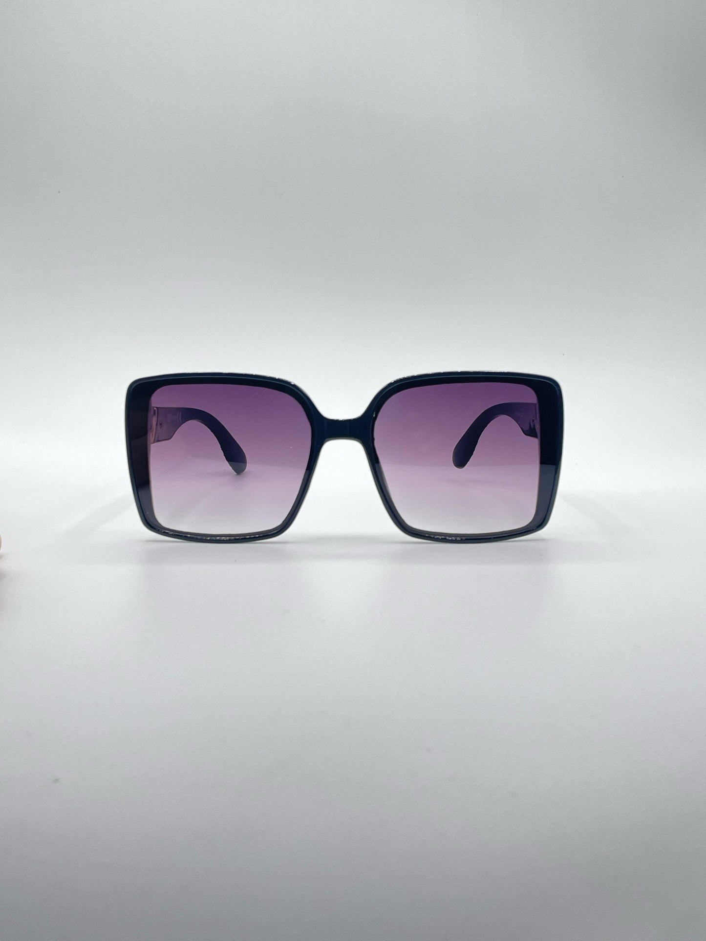 Square Black Frame Women's Sunglasses-194