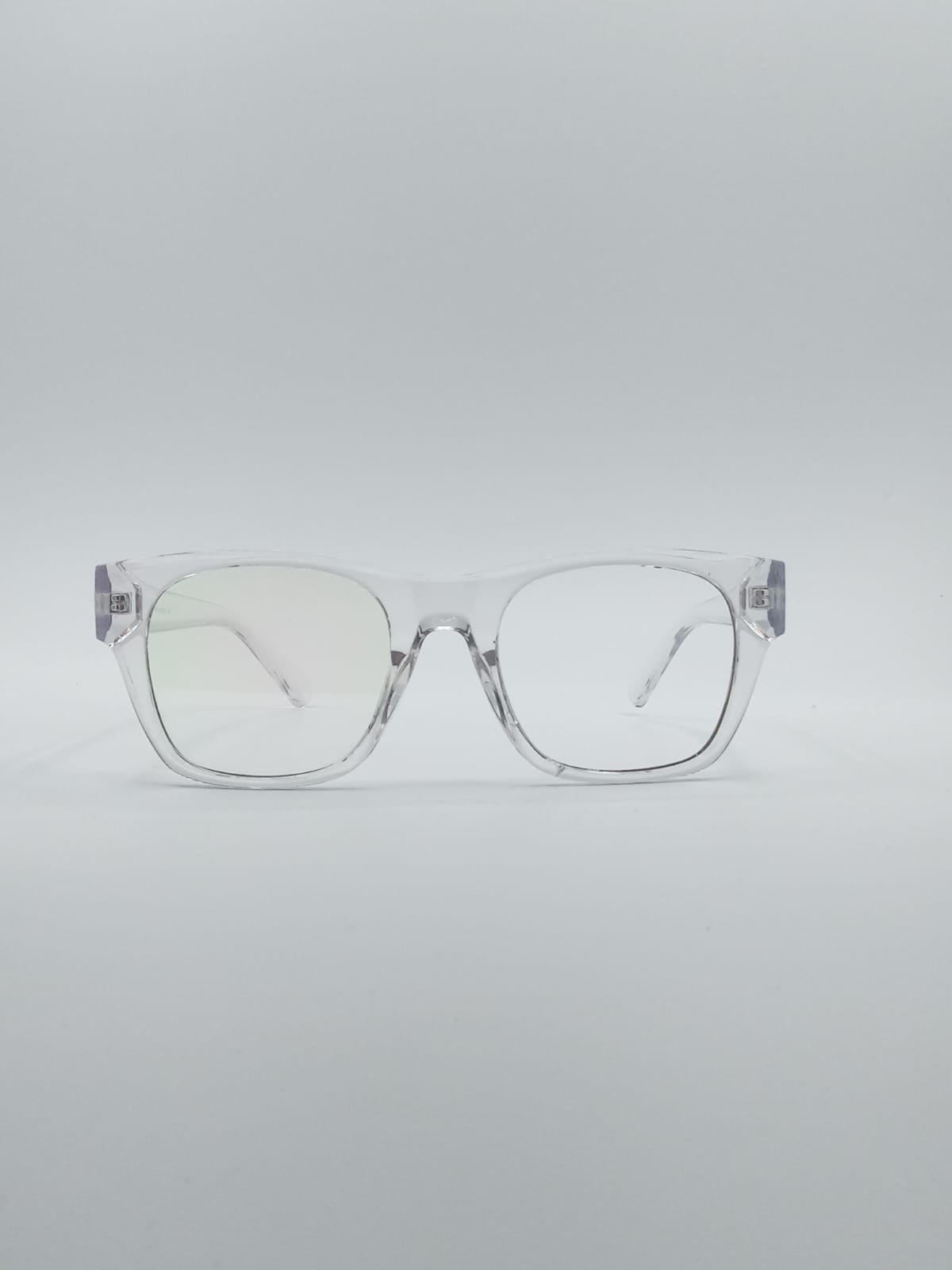 Acetate Translucent Frame Men's Optics-038
