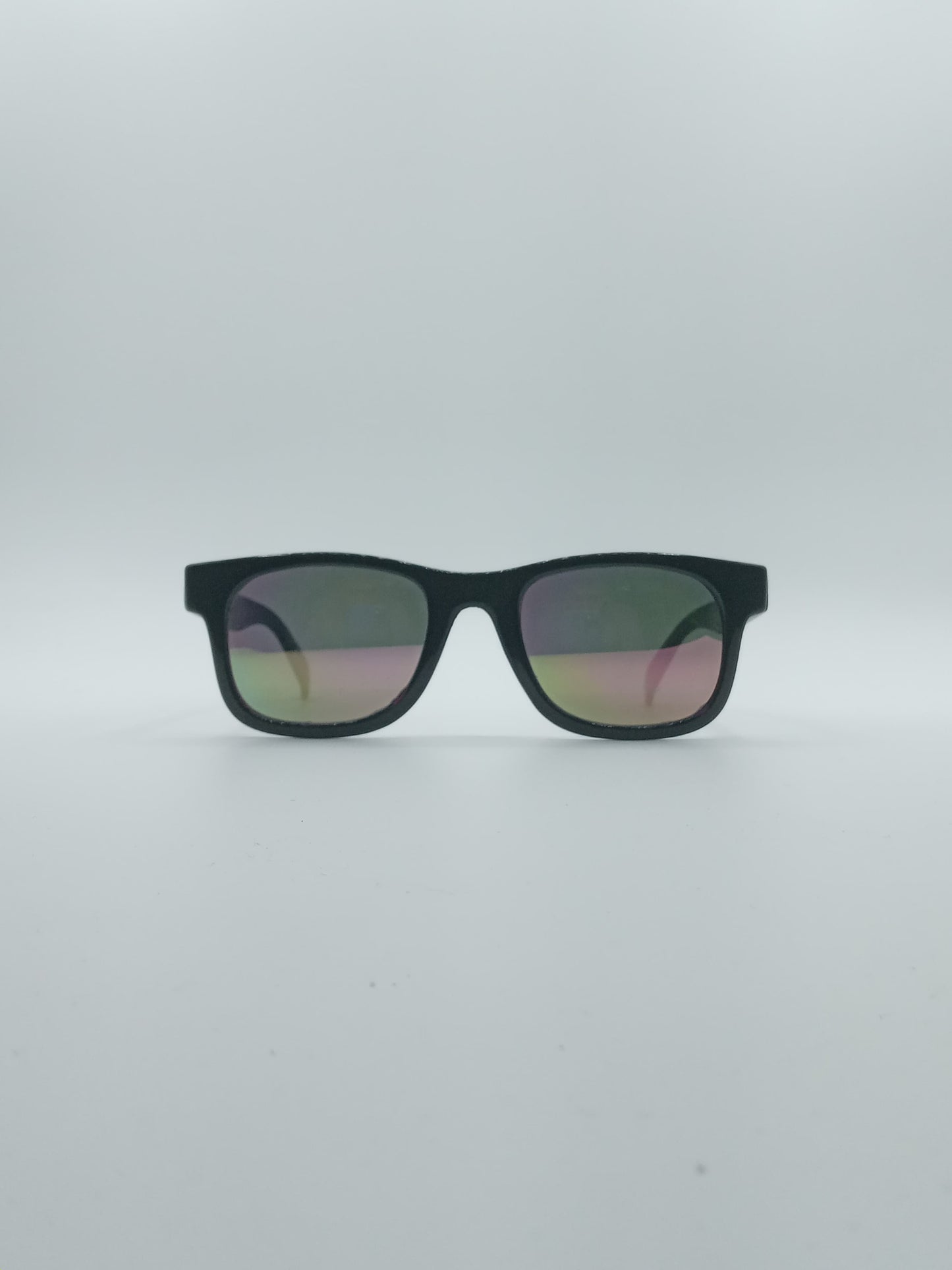 Acetate Black Frame Kids Sunglasses-052