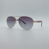 Aviator Thin Golden Frame Unisex Sunglasses-006