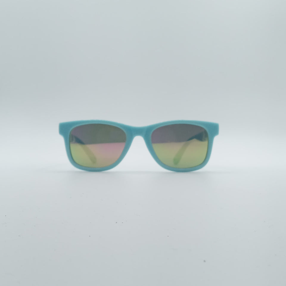Acetate Cyan Frame Kids Sunglasses-067