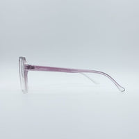 Geometrical Pink & White Frame Women's Optics-055