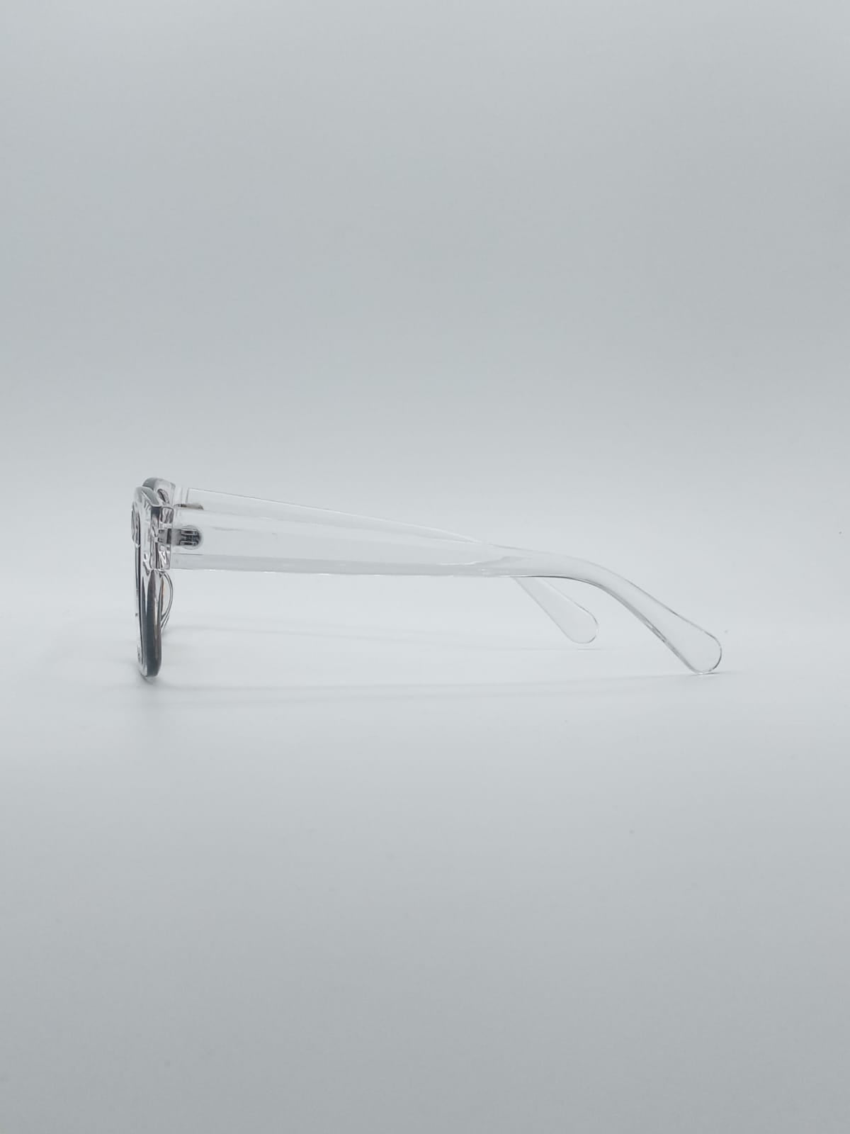 Acetate Translucent Frame Men's Optics-038