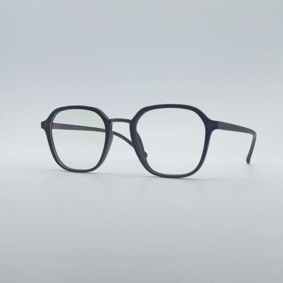 Soft Square Black Frame Optics-011