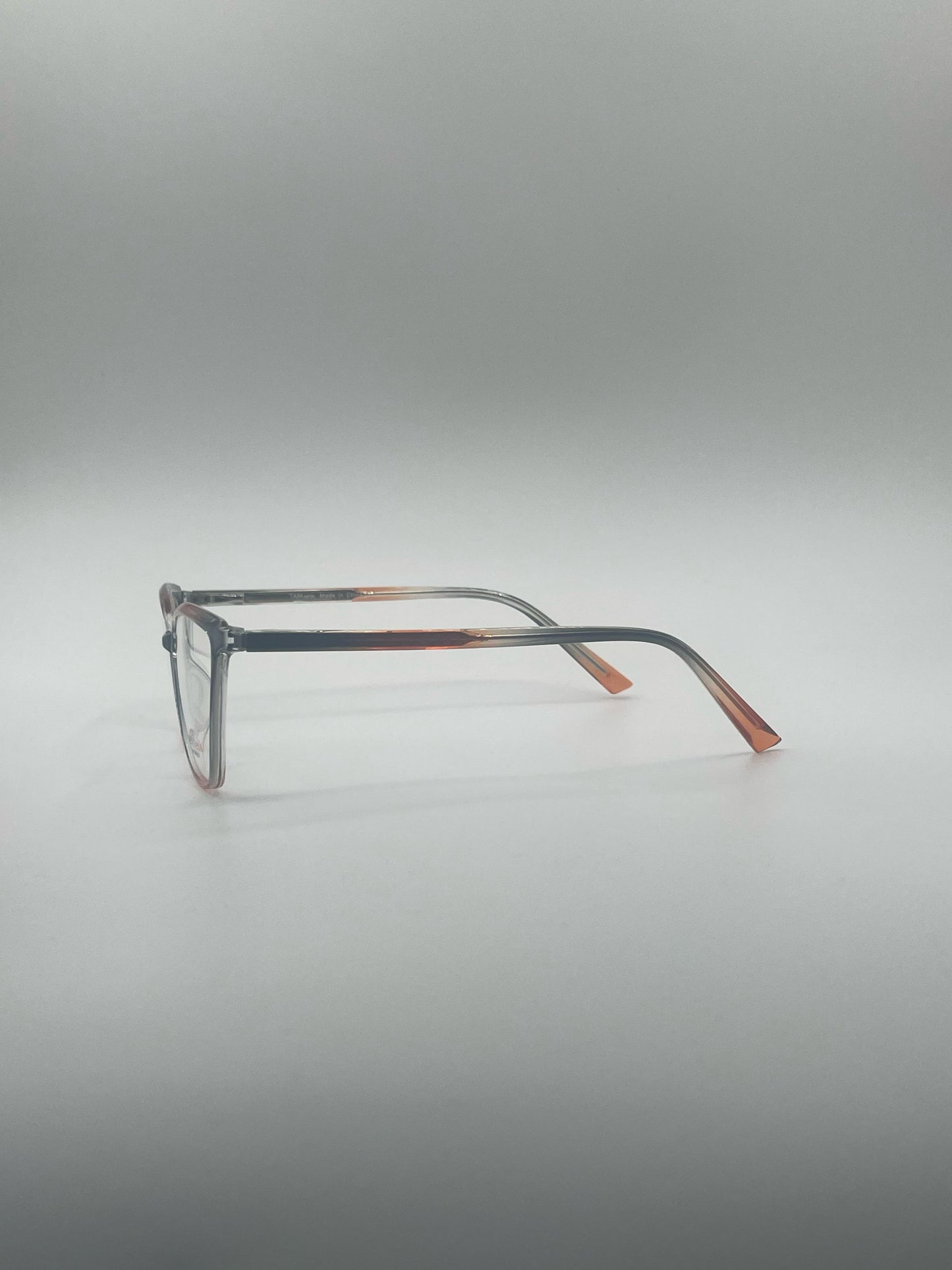 Cat Eye Grey & Orange Frame Women's Optics-386