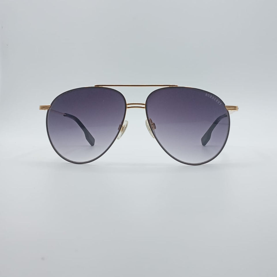 Aviator Thin Black Frame Unisex Sunglasses-026
