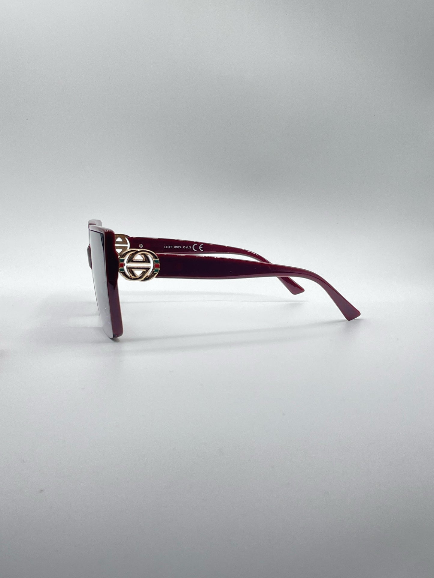 Square Black Frame Women's Sunglasses-183