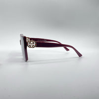Square Black Frame Women's Sunglasses-183
