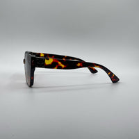 Cat Eye Tortoise Frame Women's Sunglasses-190