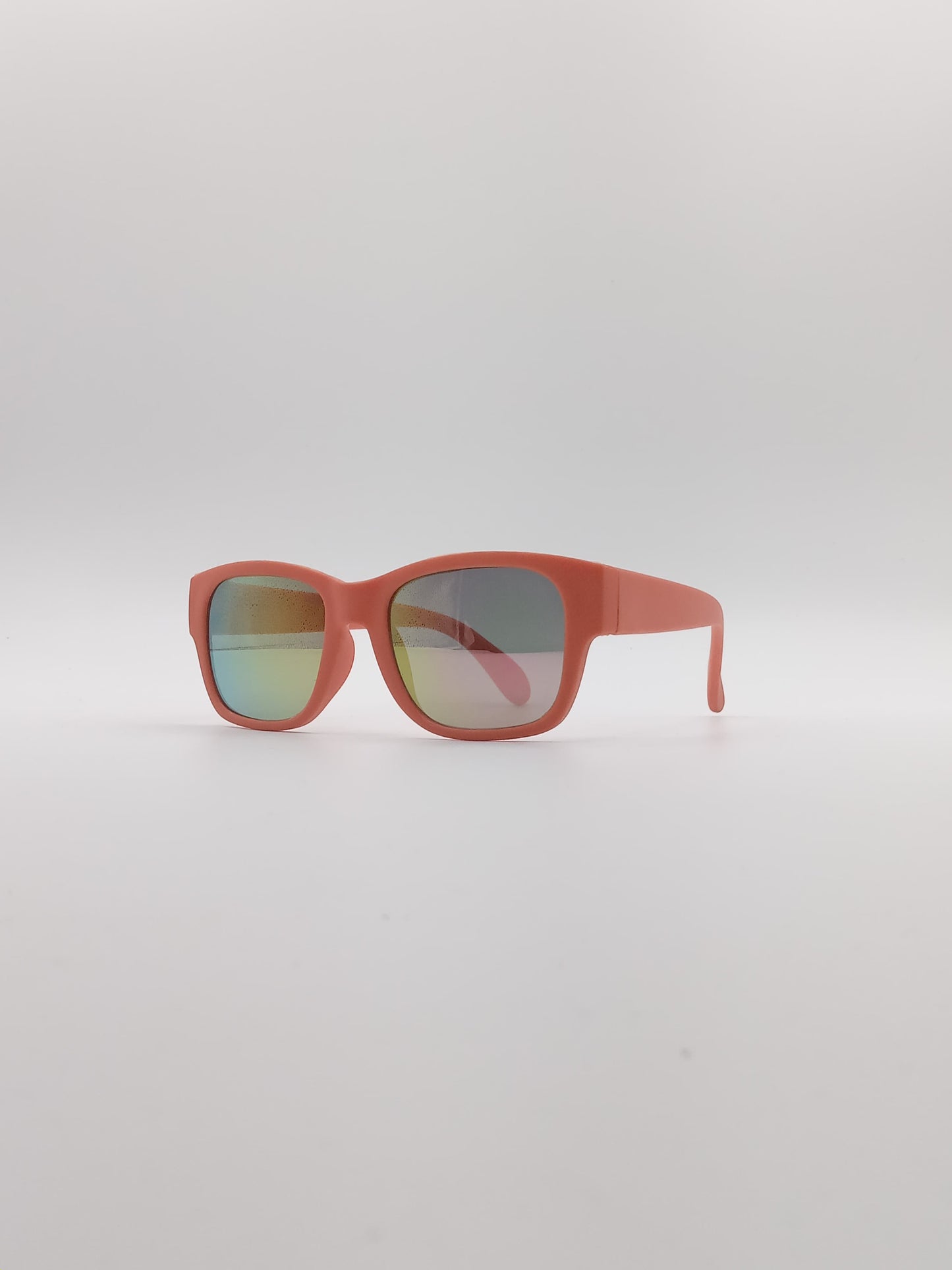 Acetate Orange Frame Kids Sunglasses-061