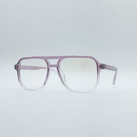 Geometrical Pink & White Frame Women's Optics-055