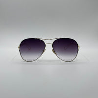 Aviator Thin Golden Frame Sunglasses-159