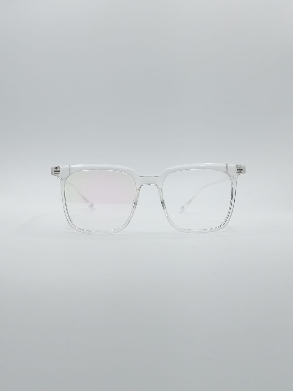 Acetate Translucent Frame Men's Optics-043
