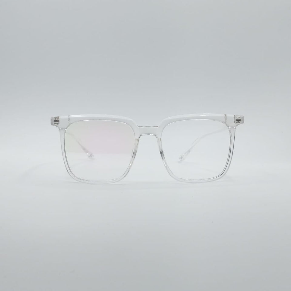 Acetate Translucent Frame Men's Optics-043