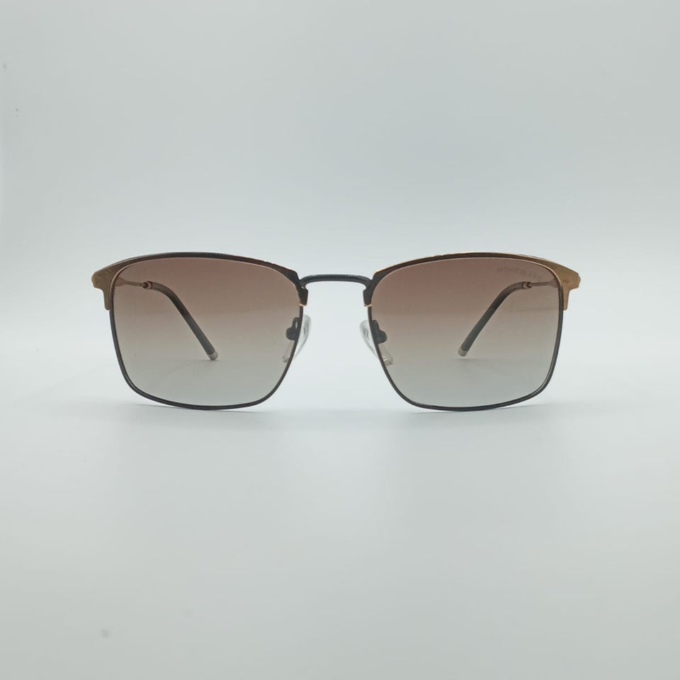 Acetate Golden Frame Men's Sunglasses-029