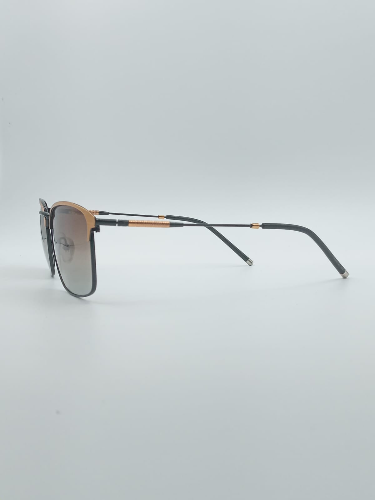 Acetate Golden Frame Men's Sunglasses-029