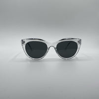 Cat Eye Translucent Frame Women's Sunglasses-189