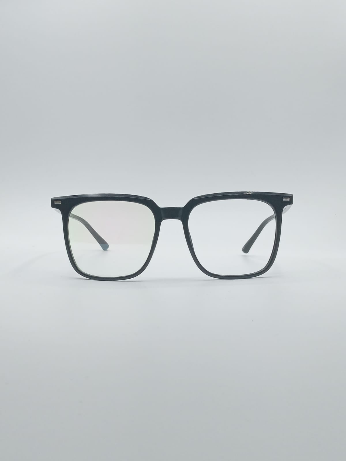 Acetate Black Frame Men's Optics-044