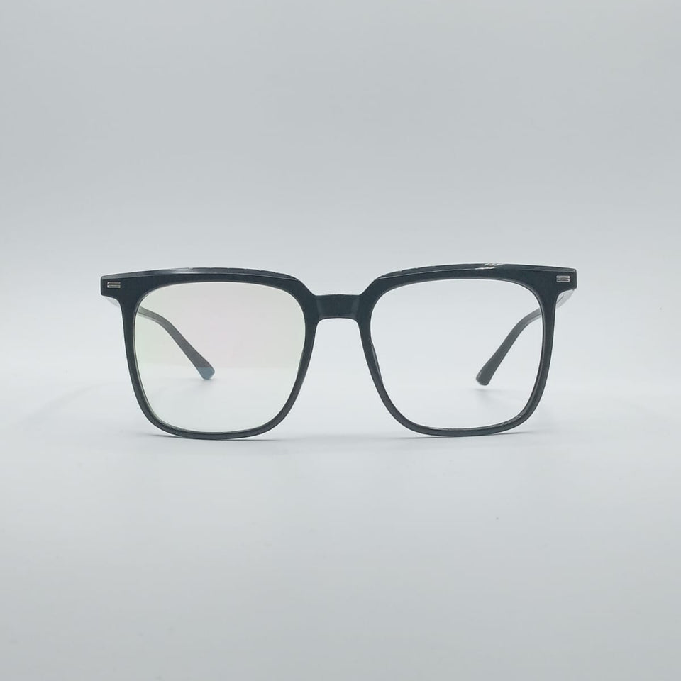 Acetate Black Frame Men's Optics-044