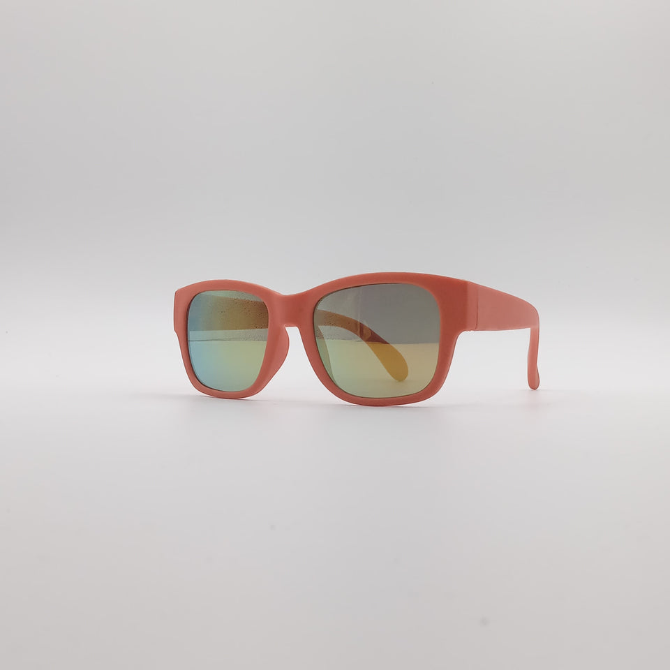 Acetate Orange Frame Kids Sunglasses-064