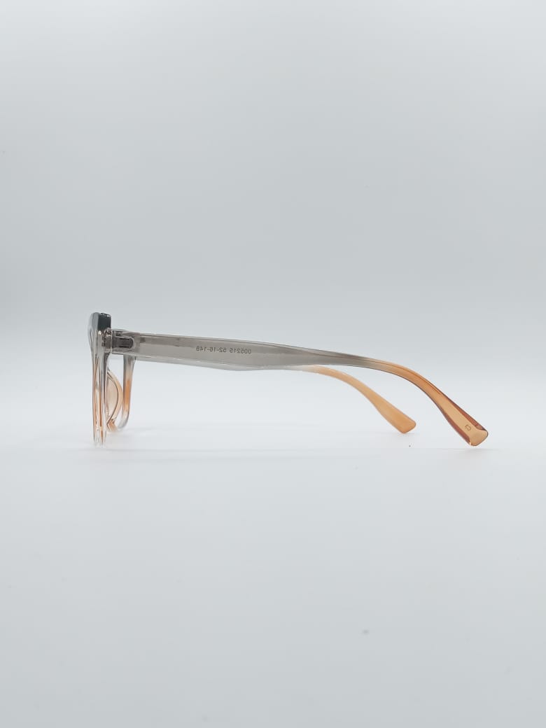 Cat Eye Grey & Orange Frame Women's Optics-060