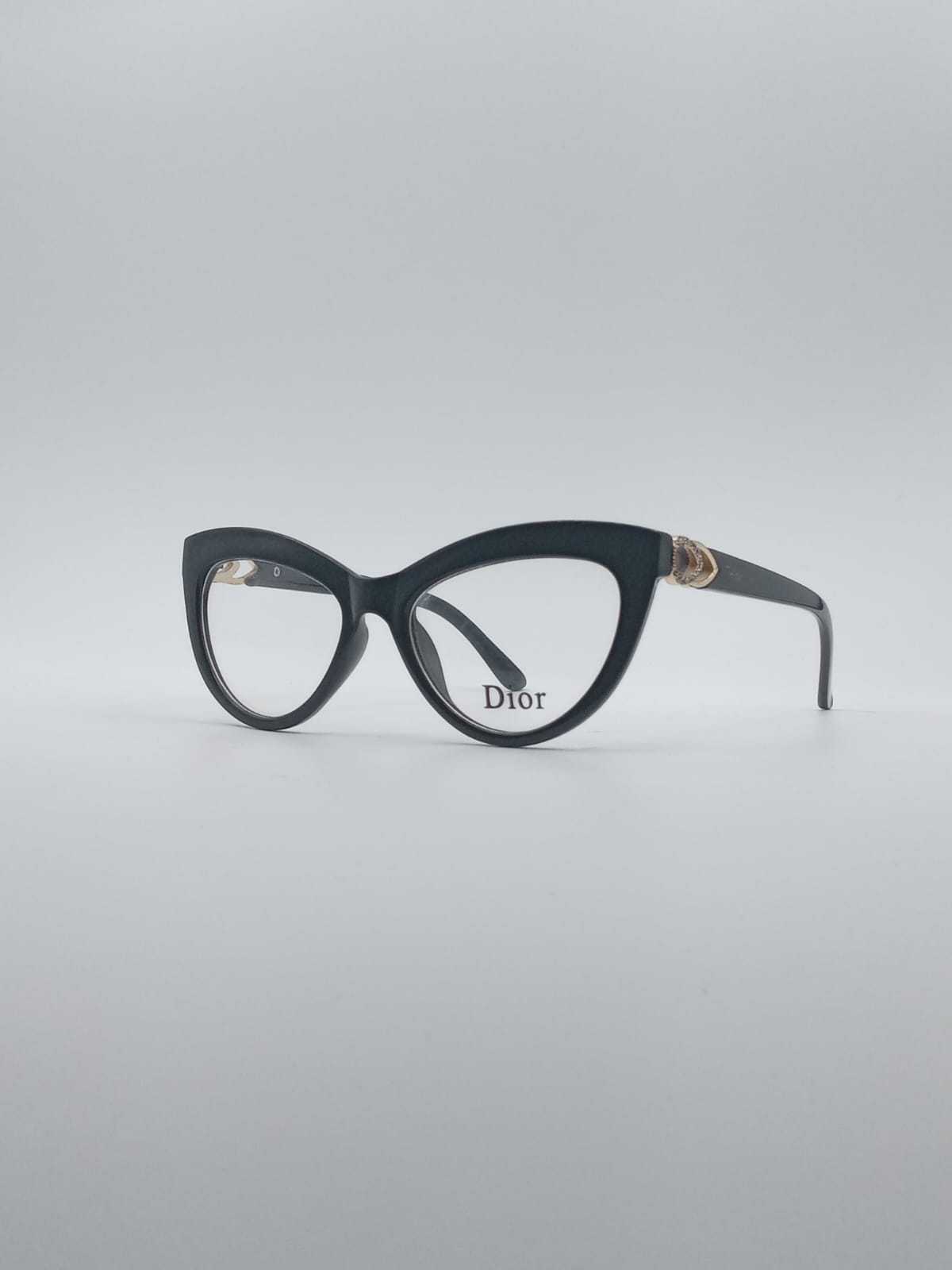Cat Eye Black Frame Optics-010