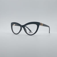 Cat Eye Black Frame Optics-010