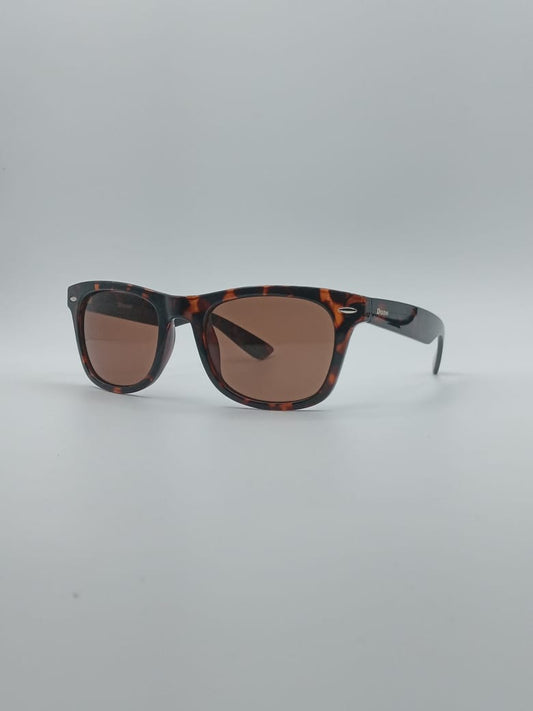 Acetate Tortoise Frame Unisex Sunglasses-010