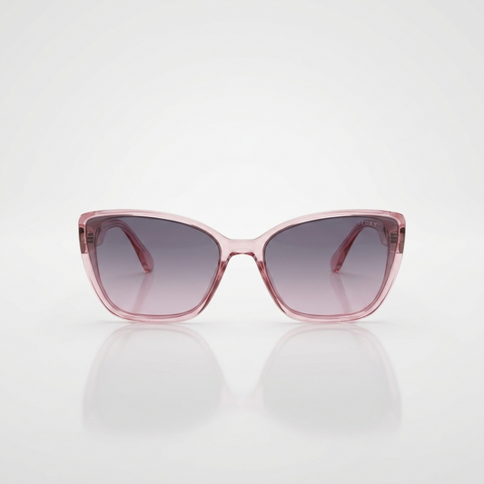 Cat Eye Pink Frame Women's Sunglasses-144
