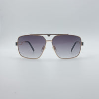Acetate Golden Frame Men's Sunglasses-020