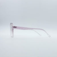 Geometrical Pink & White Frame Unisex Optics-125