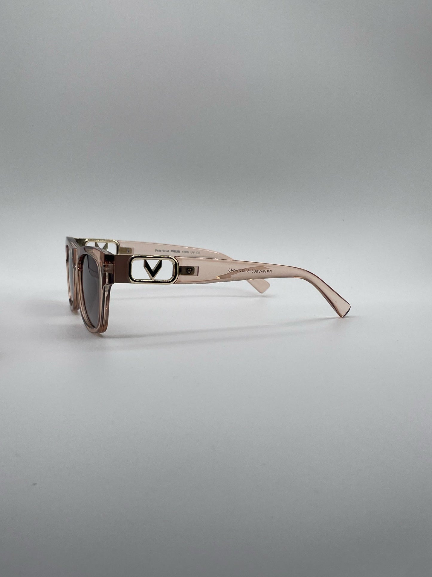 Acetate Light Pink Frame Women's Sunglasses-192