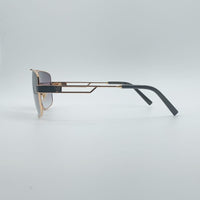 Acetate Golden Frame Men's Sunglasses-020