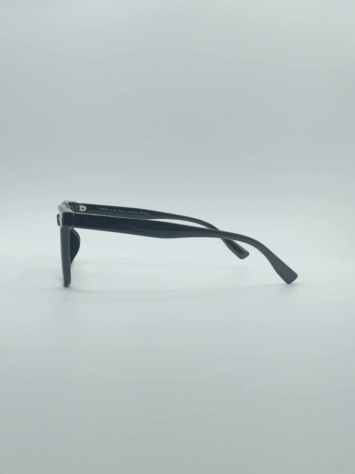 Acetate Black Frame Men's Optics-048