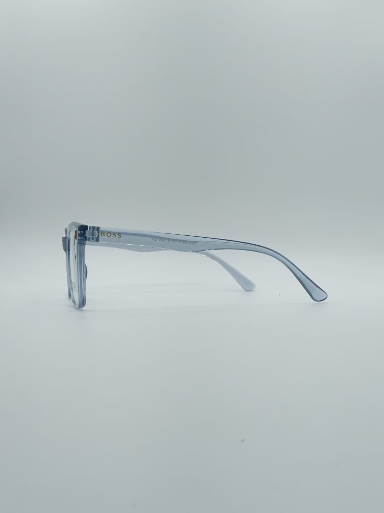 Acetate Blue Frame Unisex Optics-050