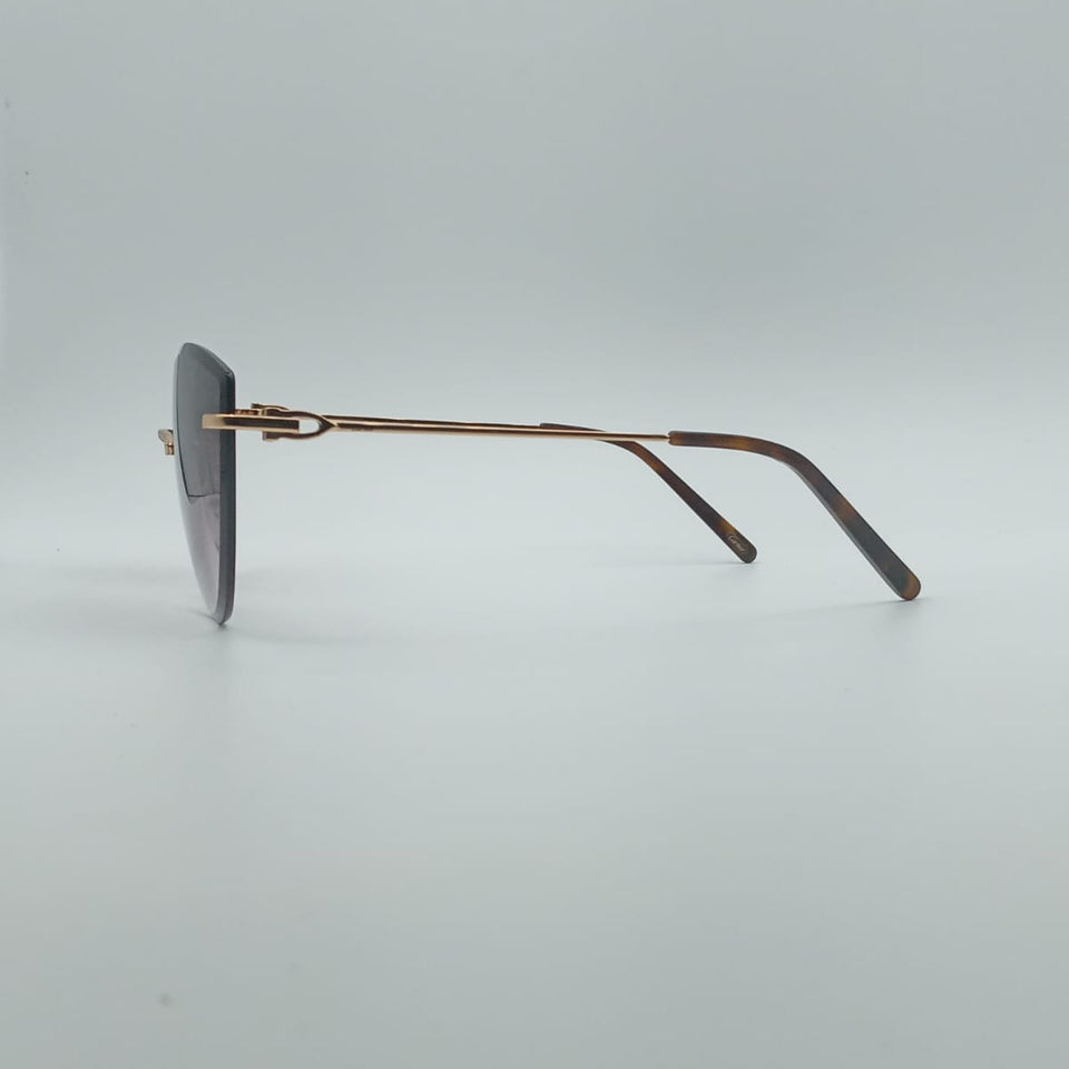 Cat Eye Frame Women's Sunglasses-031