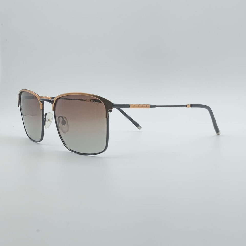 Acetate Golden Frame Men's Sunglasses-029