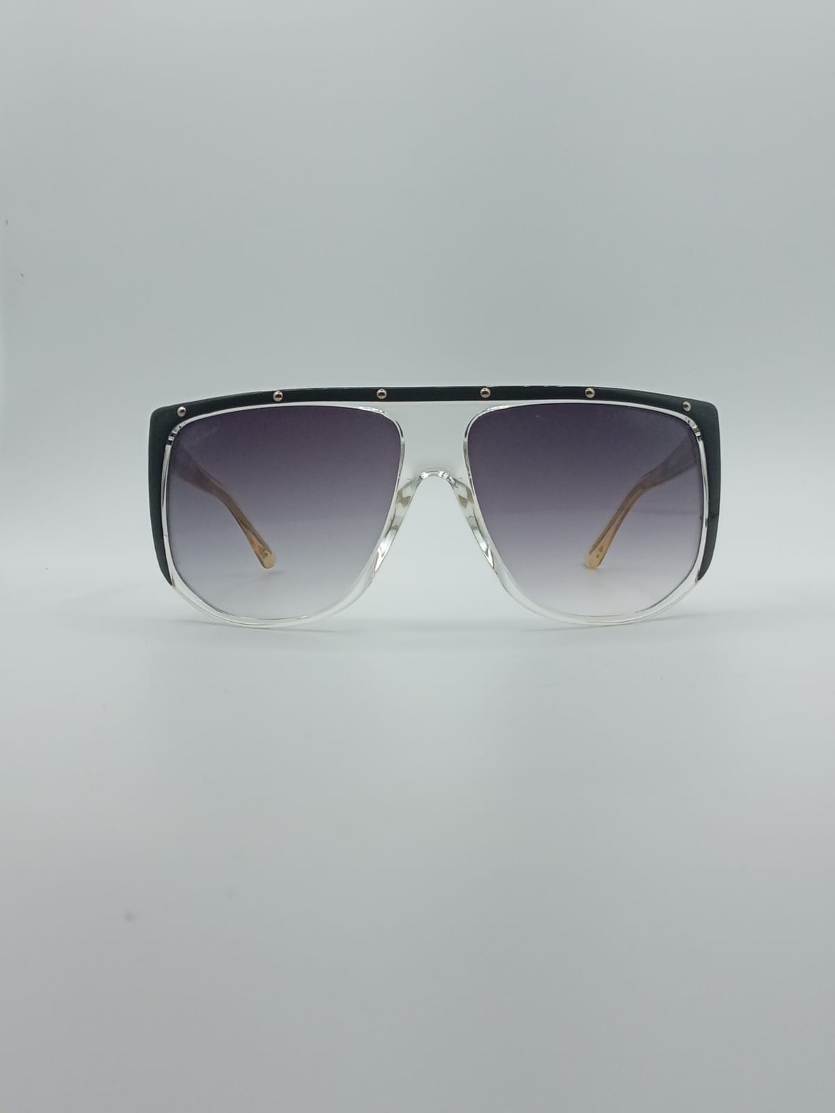 Acetate Black Frame Women's Sunglasses-030