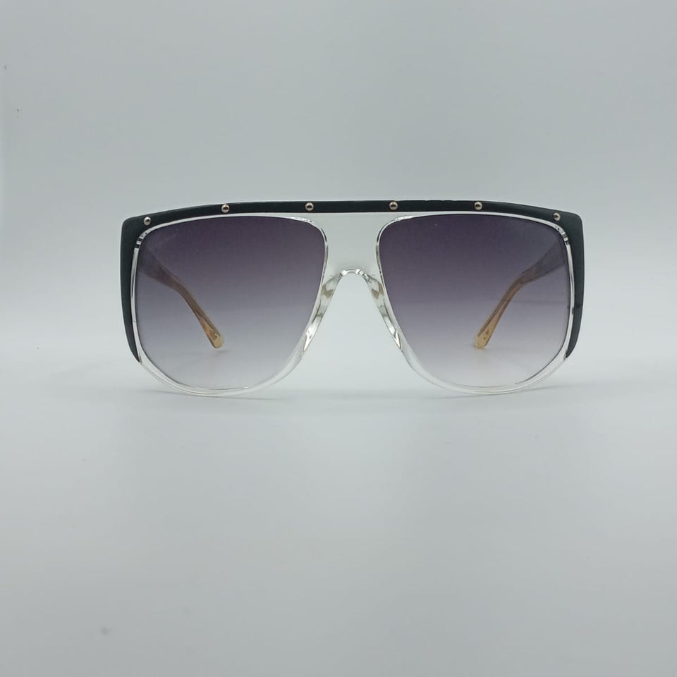Acetate Black Frame Women's Sunglasses-030
