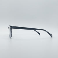 Acetate Black & Navy Blue Frame Men's Optics-264