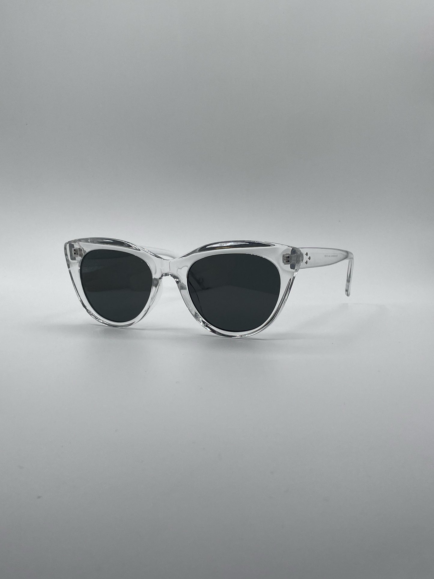 Cat Eye Translucent Frame Women's Sunglasses-189