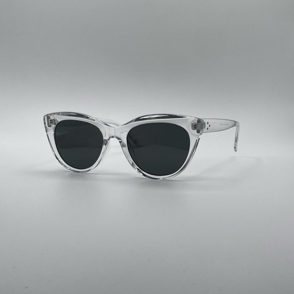 Cat Eye Translucent Frame Women's Sunglasses-189