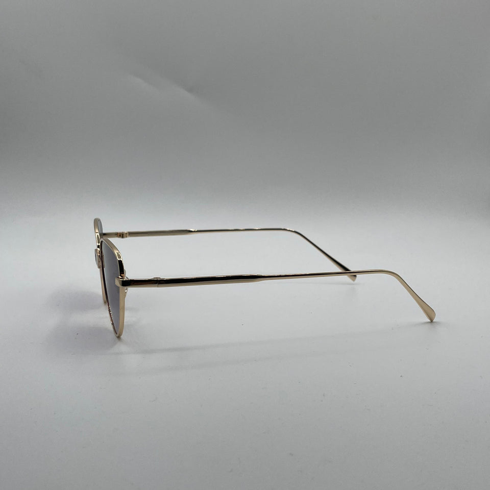 Cat Eye Golden Frame Women's Sunglasses-142