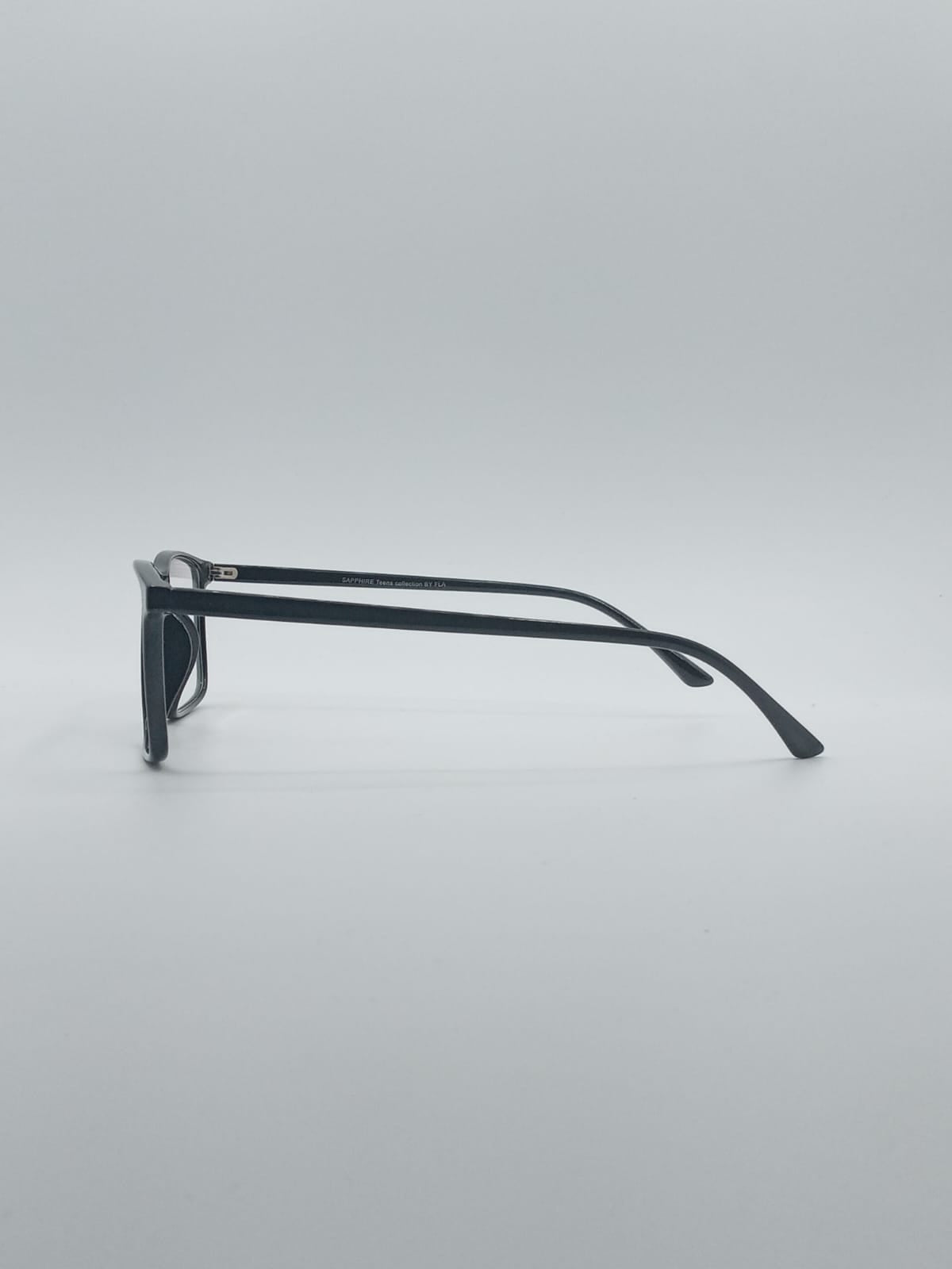 Acetate Black Men's Frame Optics-029