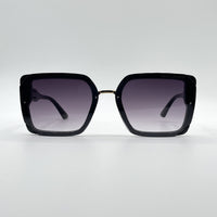 Acetate Black Frame Women's Sunglasses-091