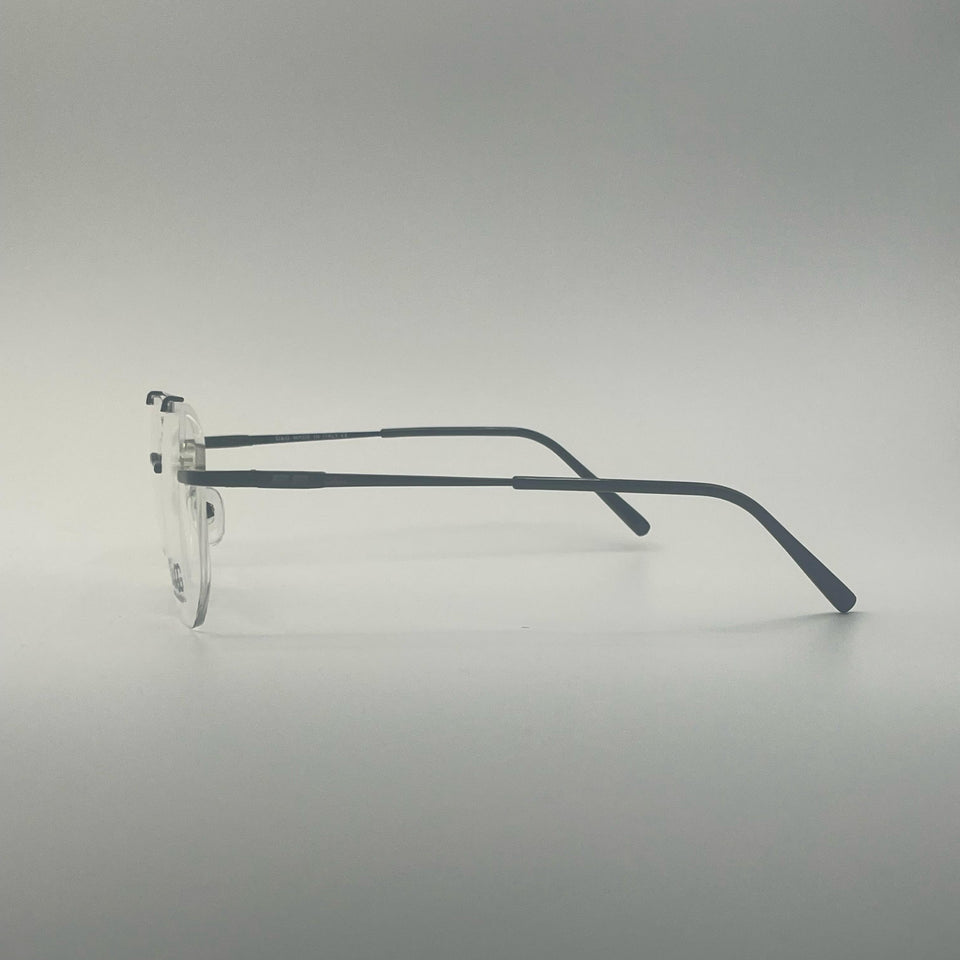 Rimless Aviator Frame Men Optics-397