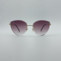 Cat Eye Frame Women's Sunglasses-031