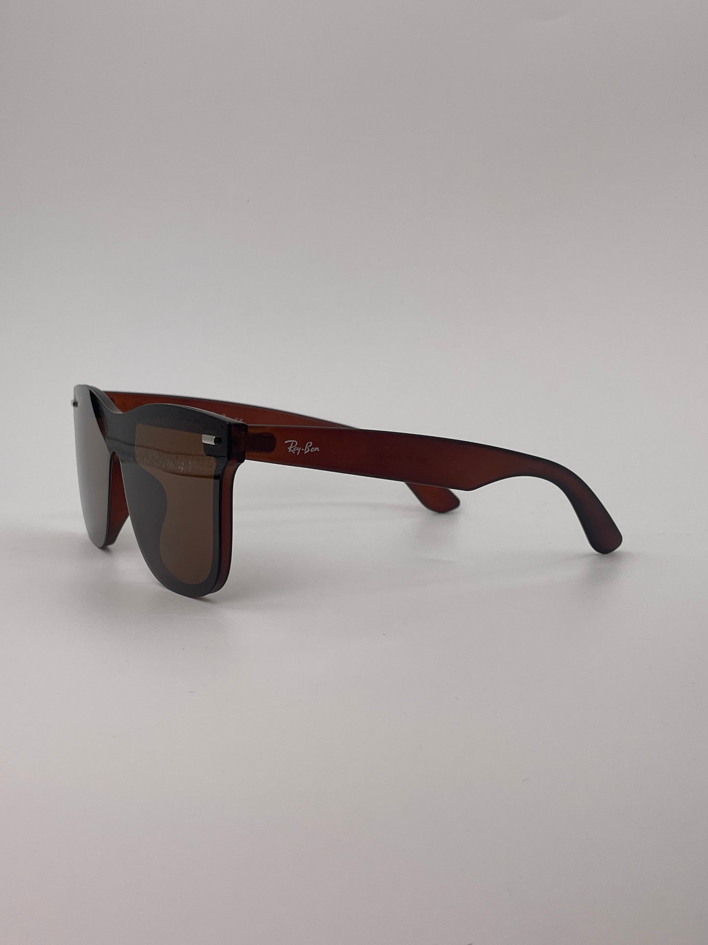 Brown polarized sunglasses with plasitc body-251